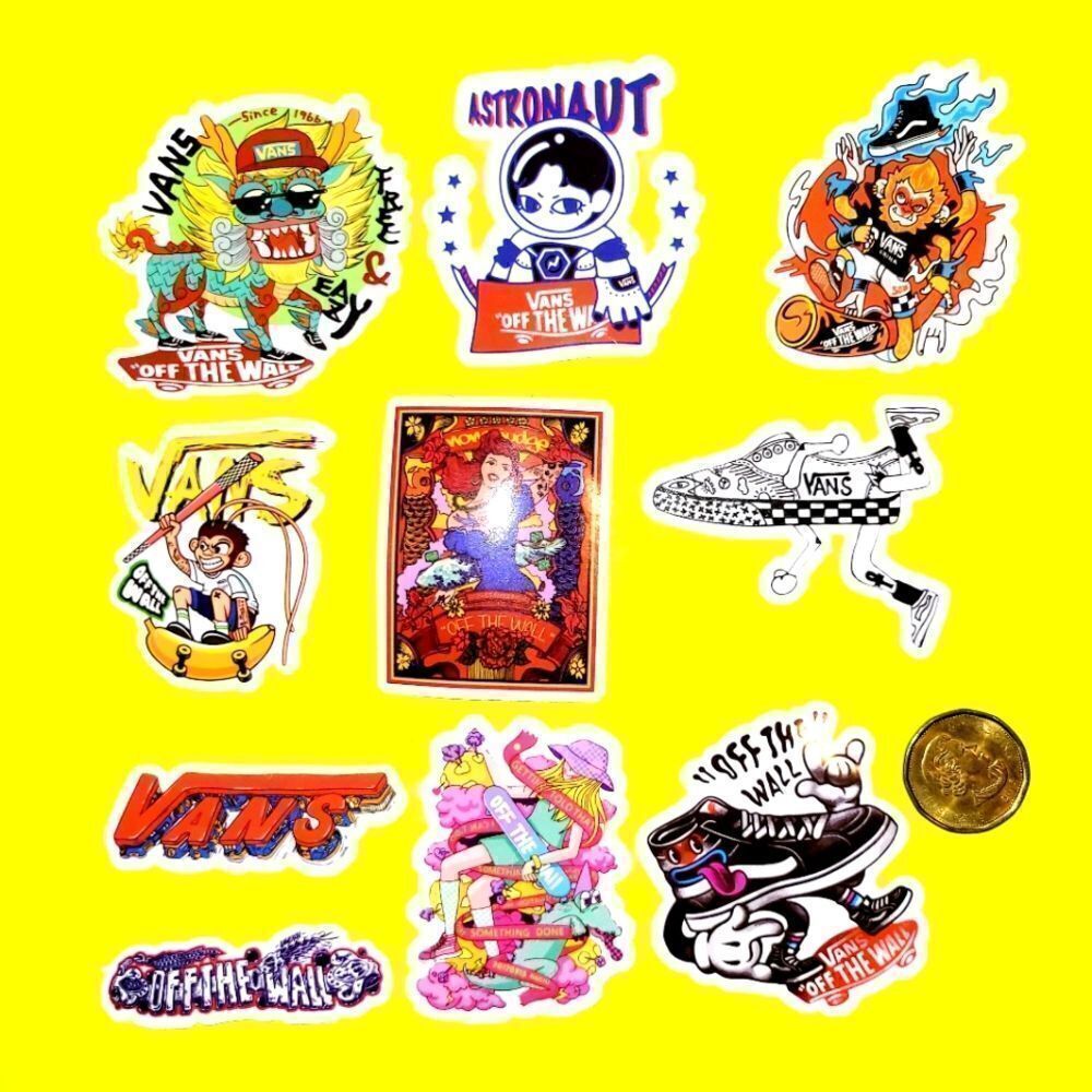 3/$20 Brand New 10x Vans Waterproof Stickers #2